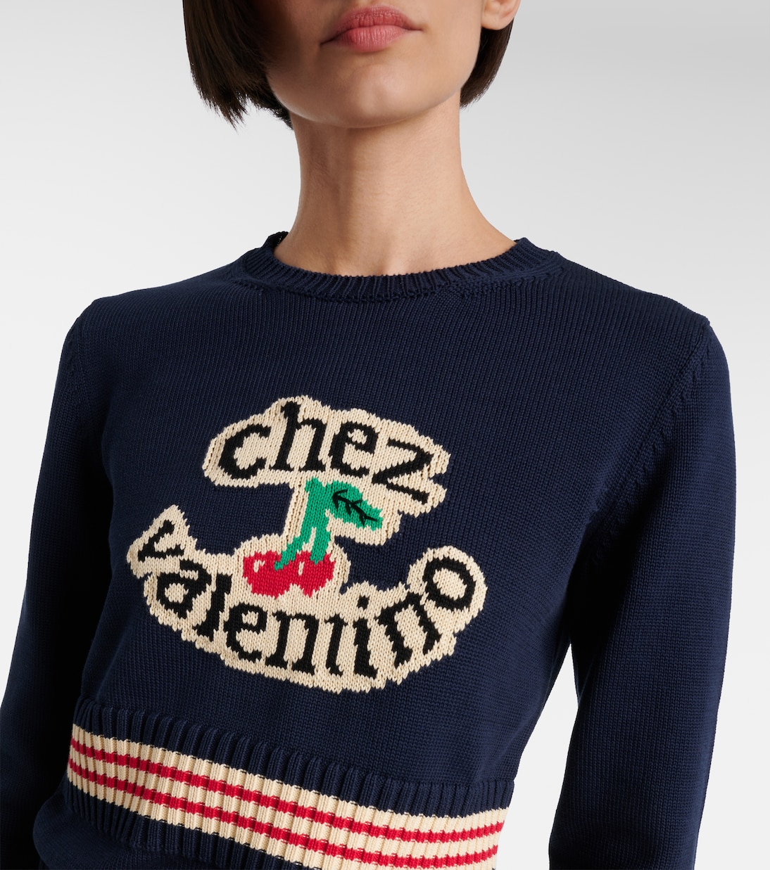 Chez Valentino cotton sweater | Valentino