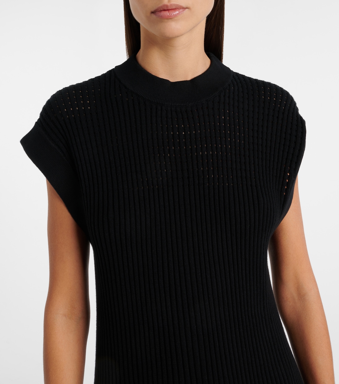 Cheston pointelle cotton midi dress  | Varley