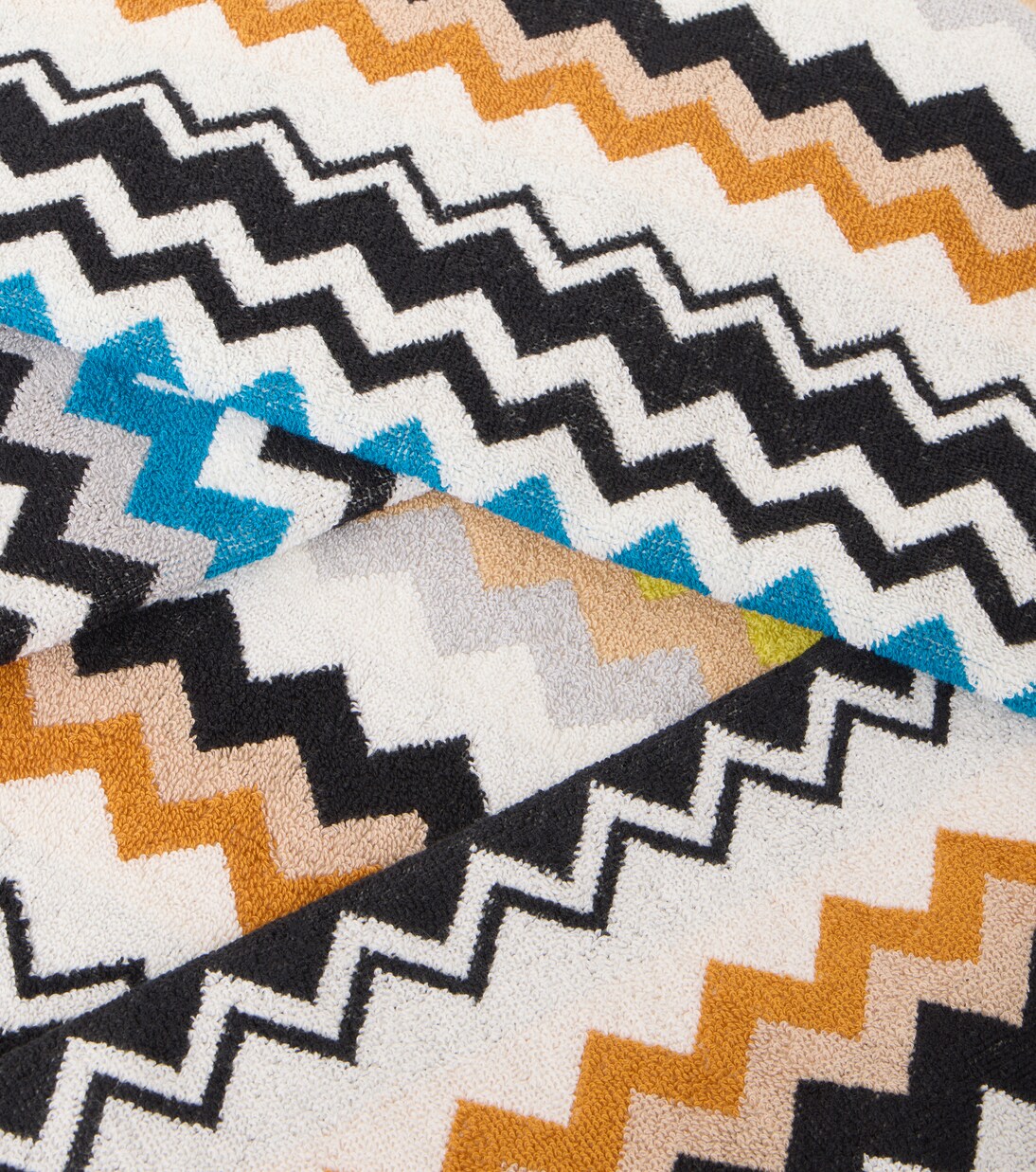 Best set of 5 zigzag cotton terry towels  | Missoni
