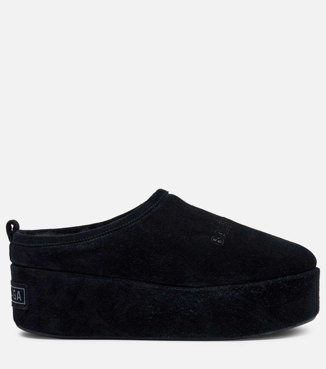 Plateau-Slippers Alaska aus Veloursleder | Balenciaga