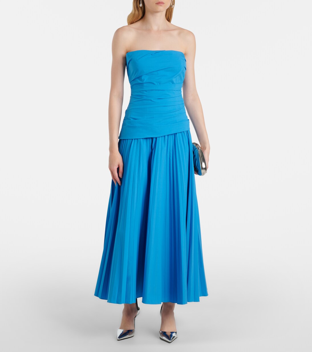 Robe midi Arie en coton mélangé | Simkhai