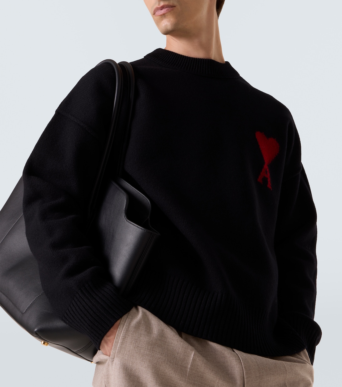 Pullover Ami de Cœur aus Schurwolle | Ami Paris