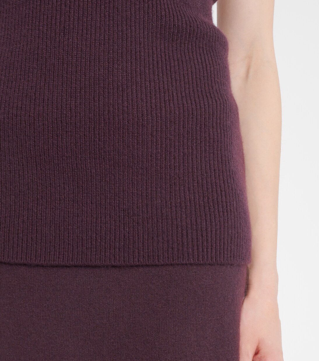 Top acanalado Maddie de cachemir | Lisa Yang