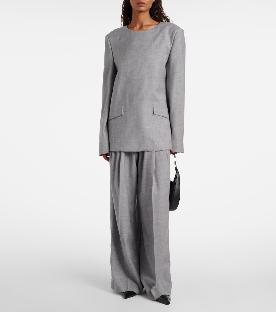 Top aus einem Wollgemisch | Entire Studios