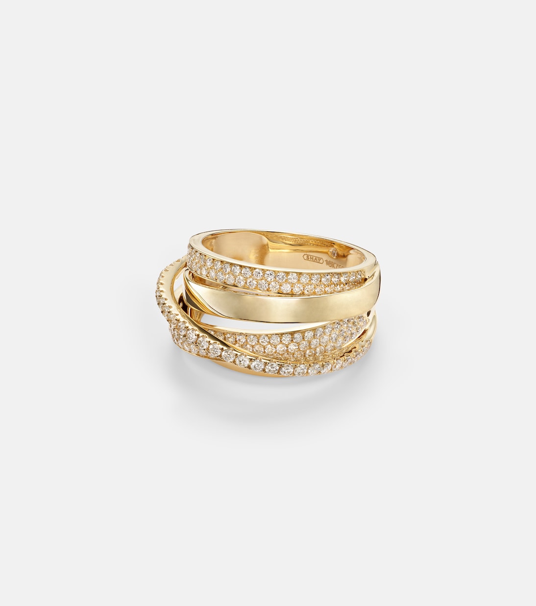 Bague Orbit en or 18 ct et diamants | Shay Jewelry