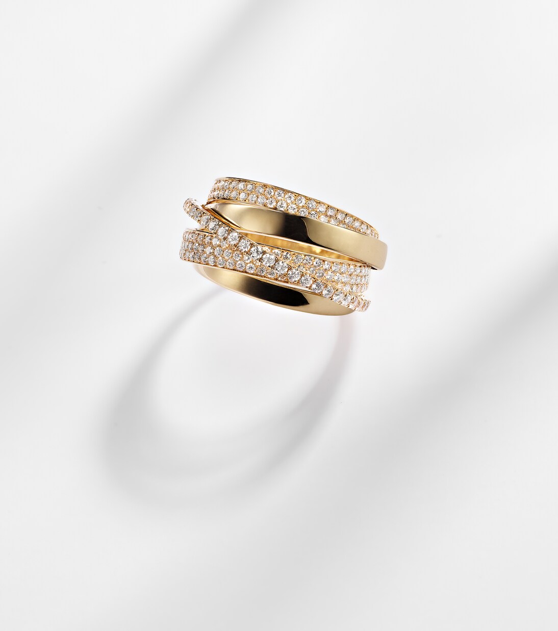 Bague Orbit en or 18 ct et diamants | Shay Jewelry