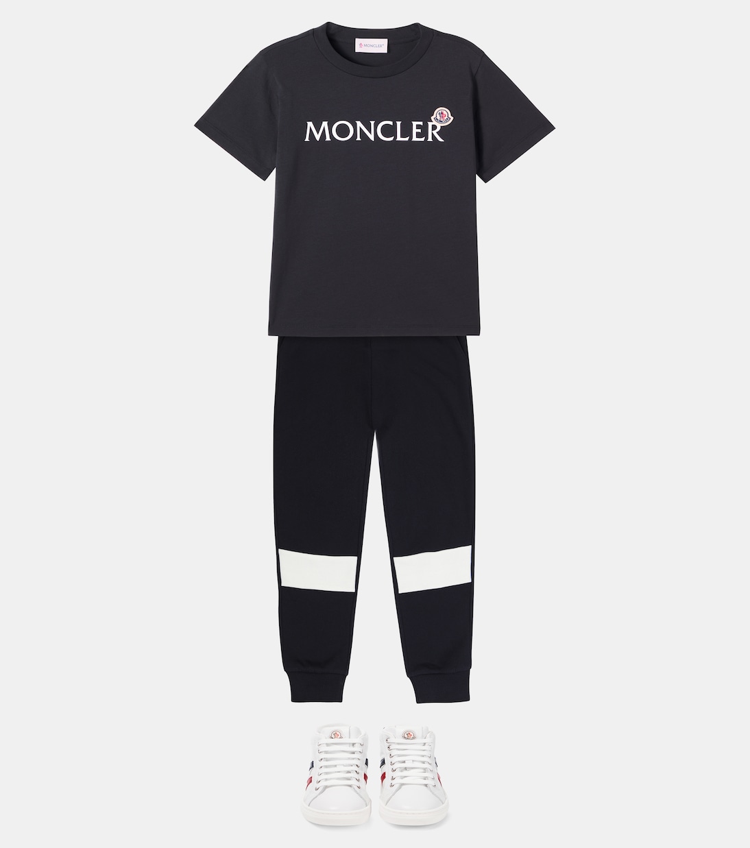 Logo cotton jersey T-shirt | Moncler Enfant