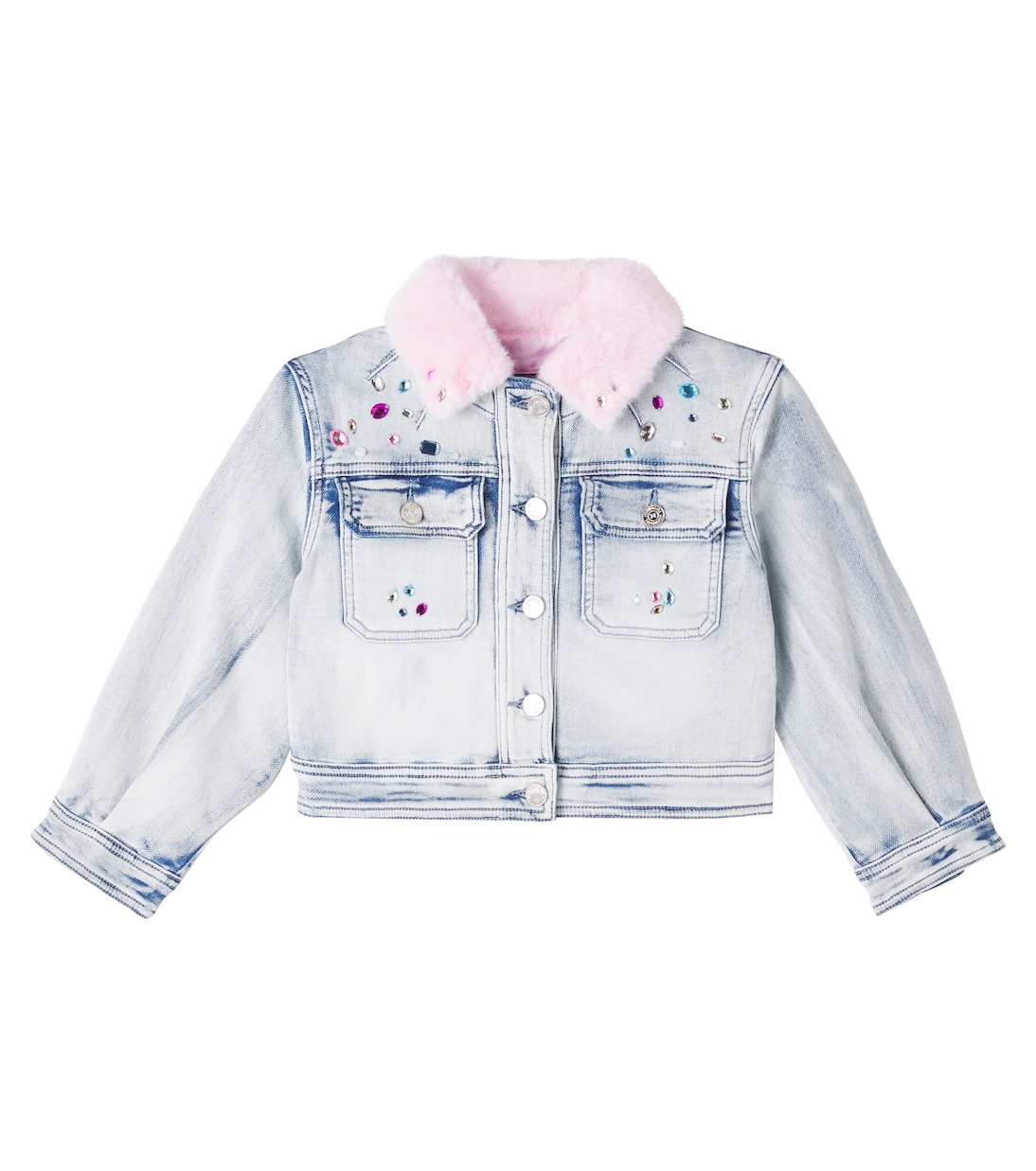 X Disney® Jeansjacke mit Kristallen | Monnalisa