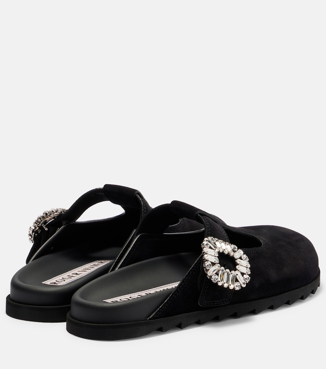 Slippers Slidy Viv' aus Veloursleder | Roger Vivier
