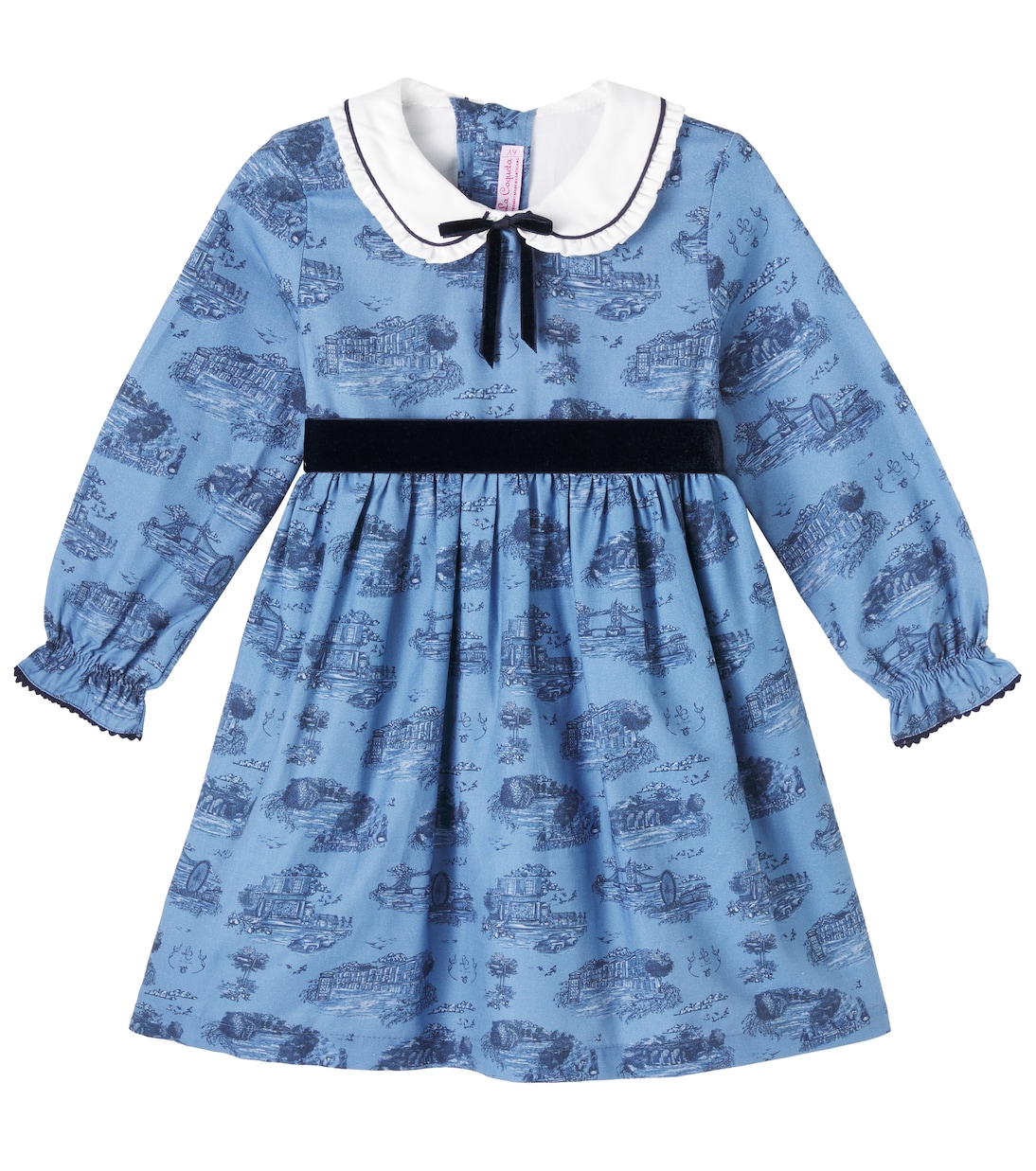 Abito Helena in cotone con stampa | La Coqueta