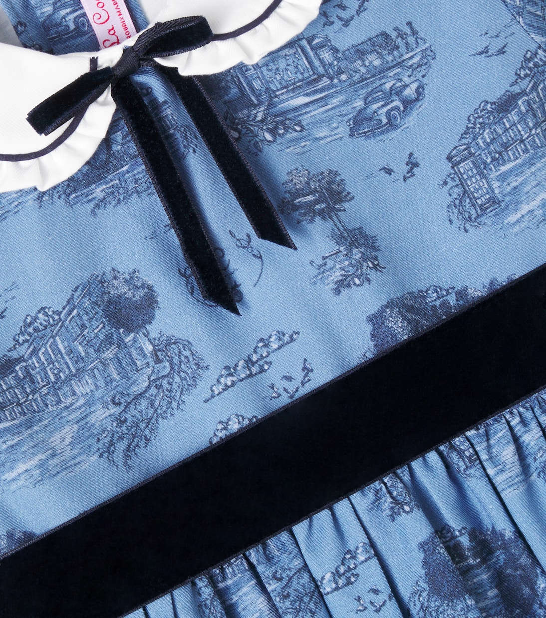 Abito Helena in cotone con stampa | La Coqueta