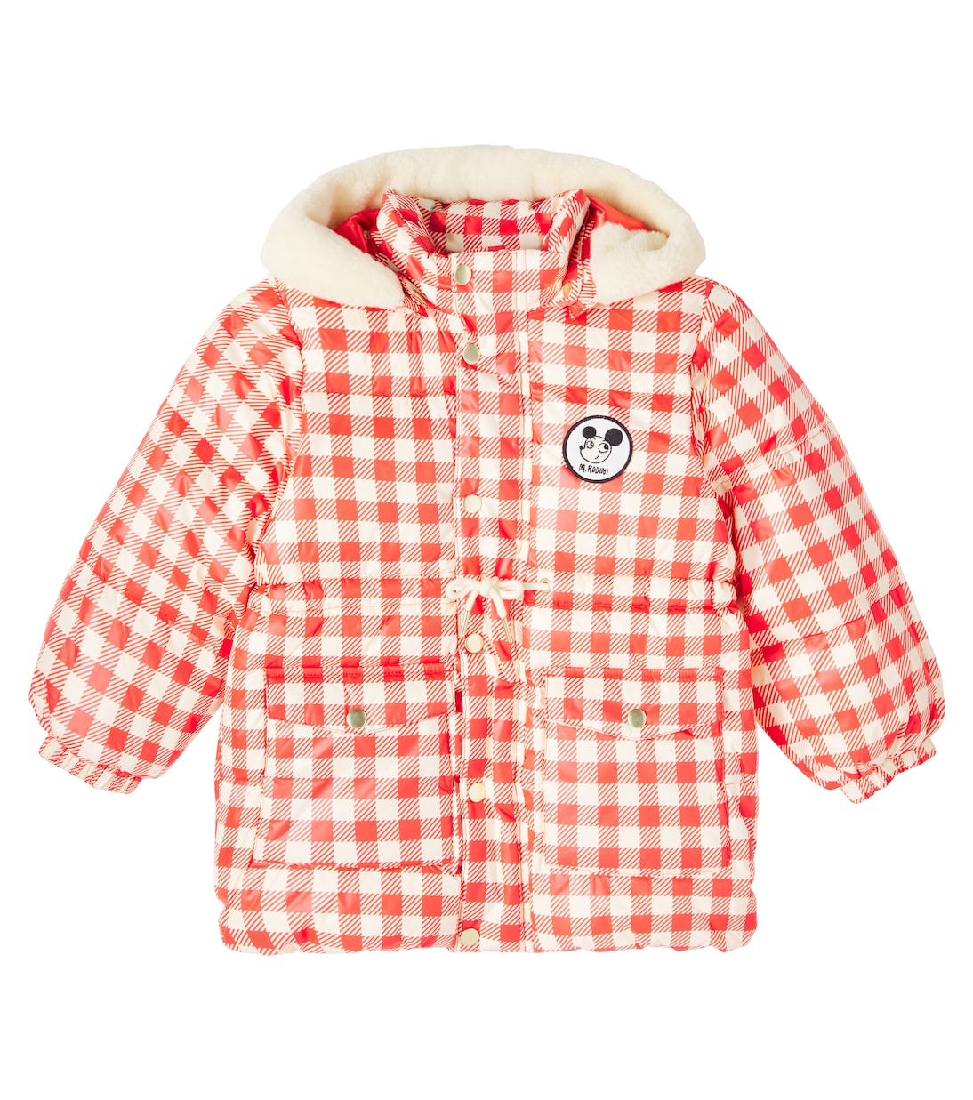 Gingham puffer jacket | Mini Rodini