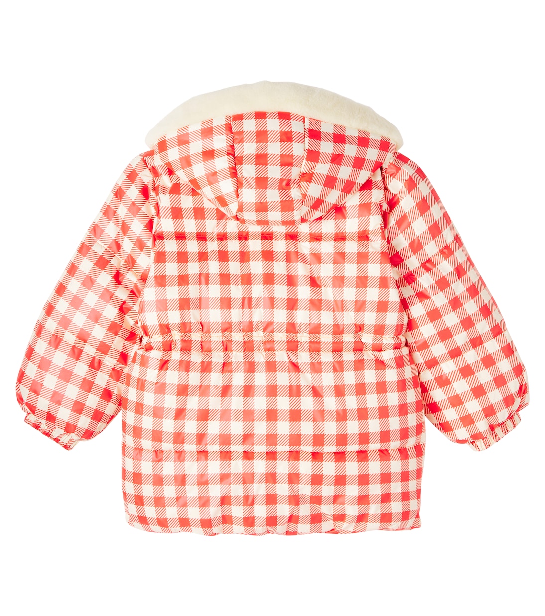 Gingham puffer jacket | Mini Rodini