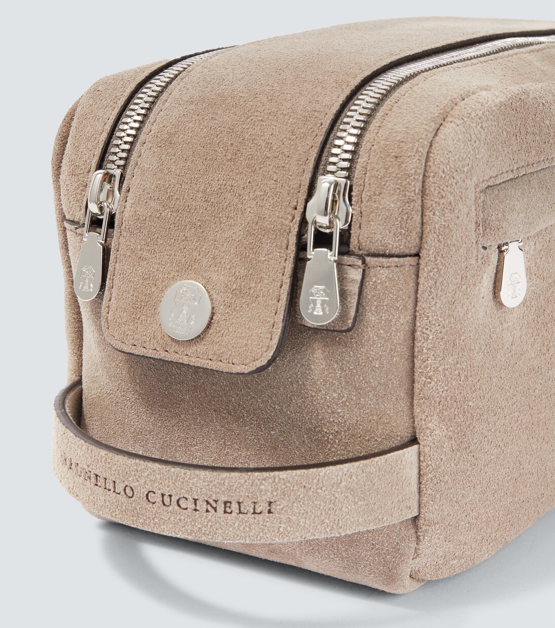 Kosmetiketui aus Veloursleder | Brunello Cucinelli