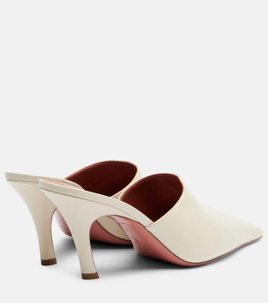 Jamie 80 leather mules | Amina Muaddi