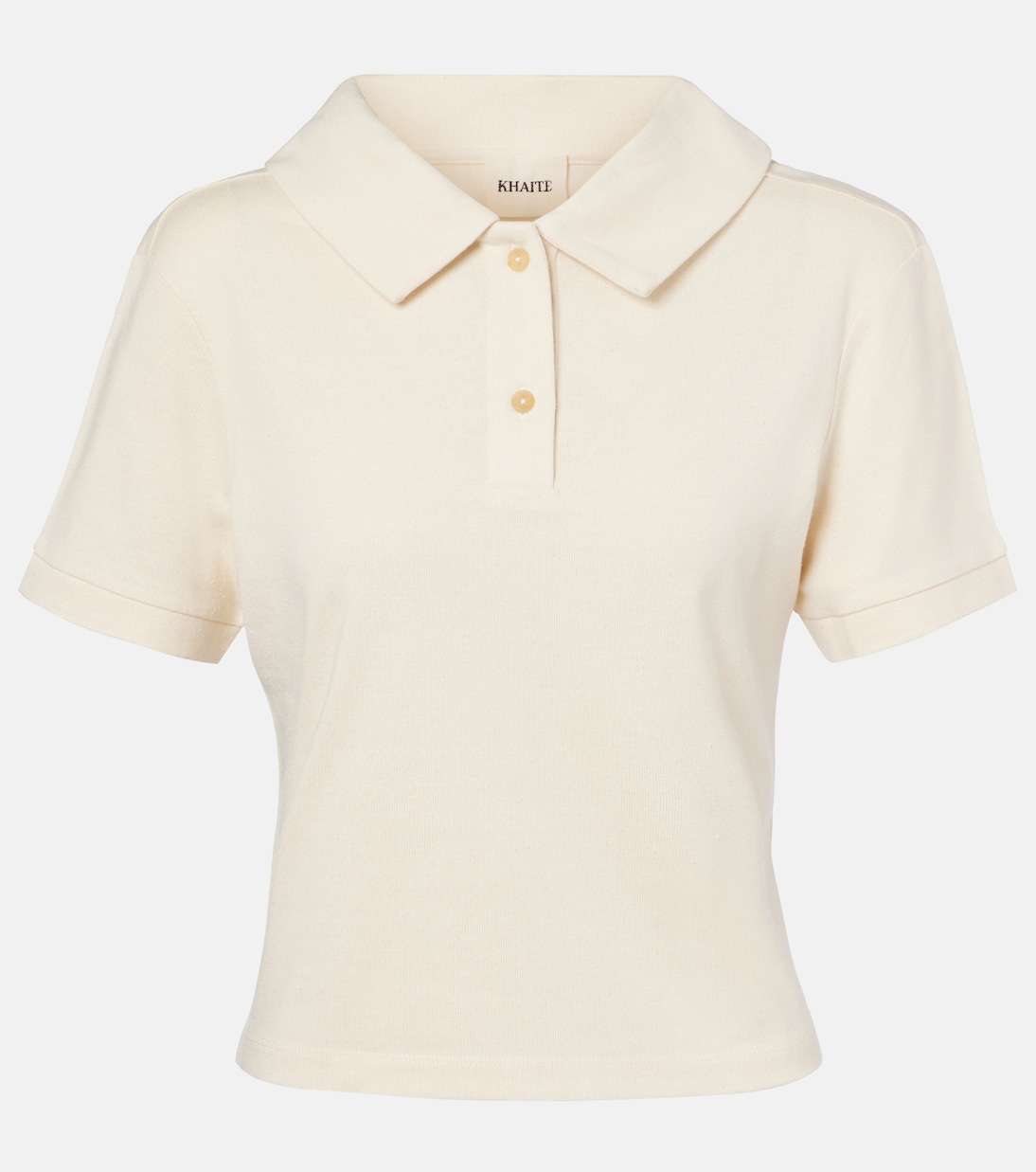 Jasna silk polo shirt | Khaite