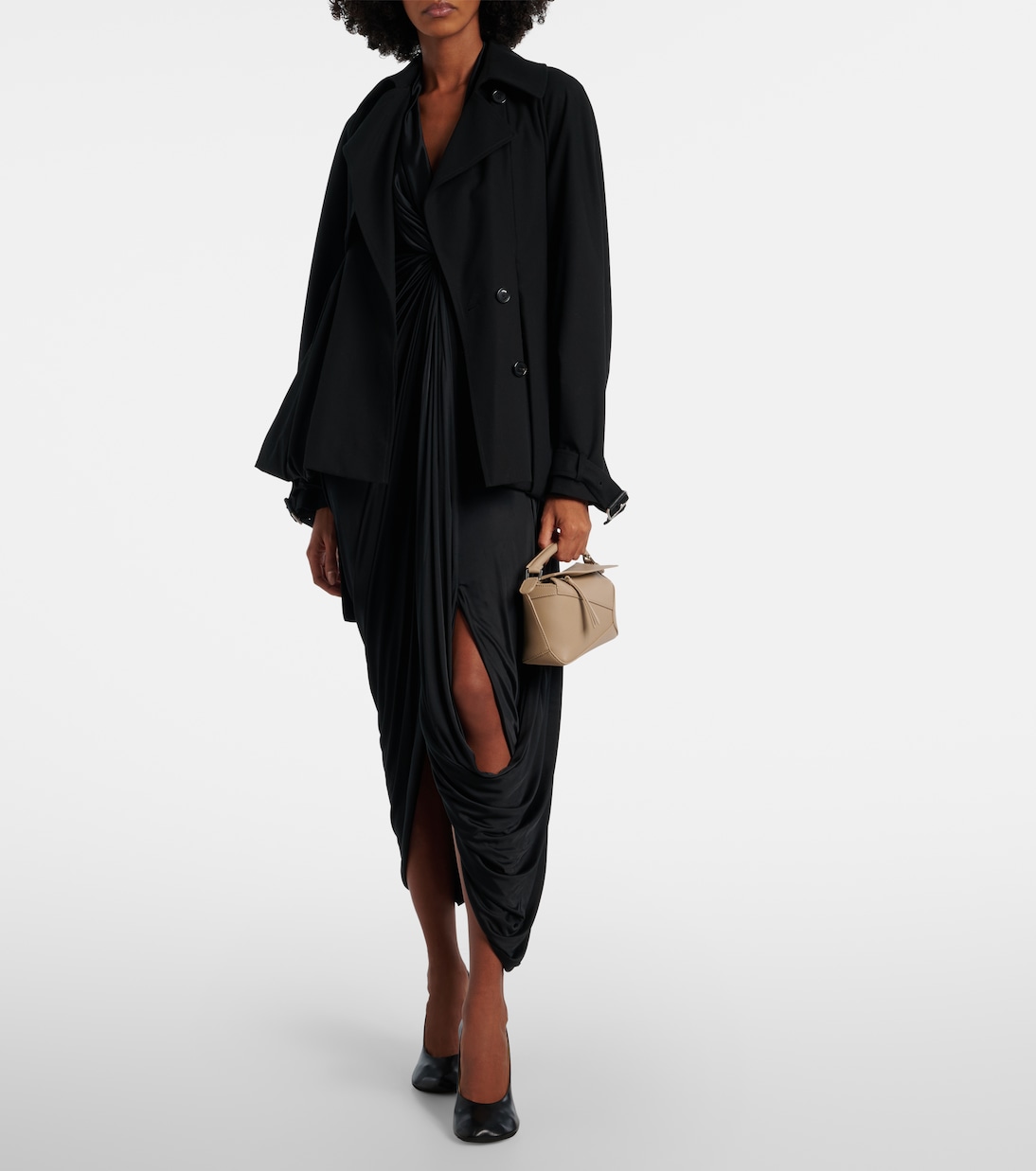 Puzzle Edge Mini leather tote bag | Loewe