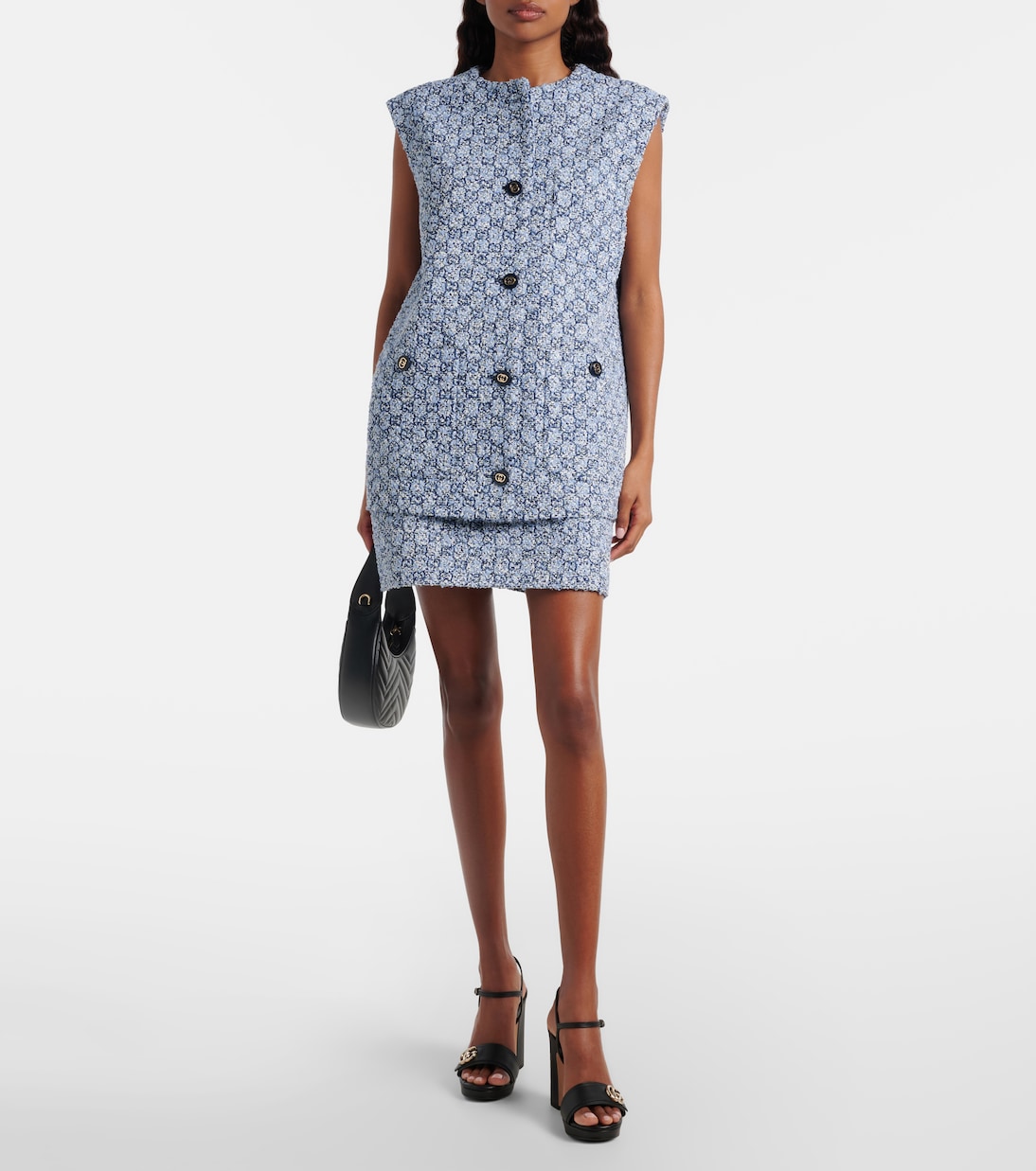 GG tweed vest | Gucci