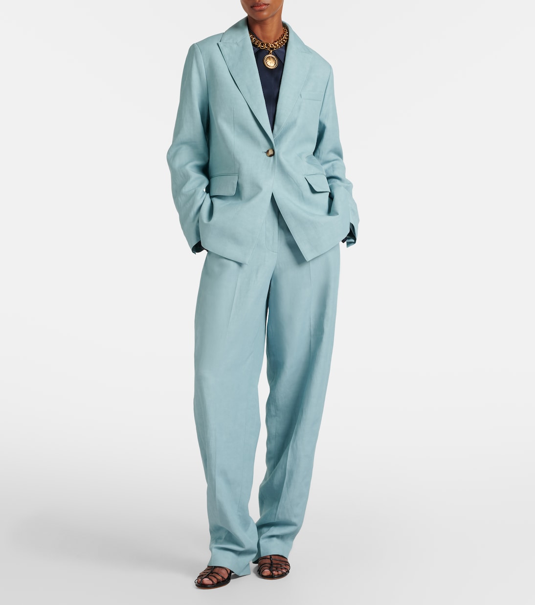 Rochd chambray blazer | Joseph