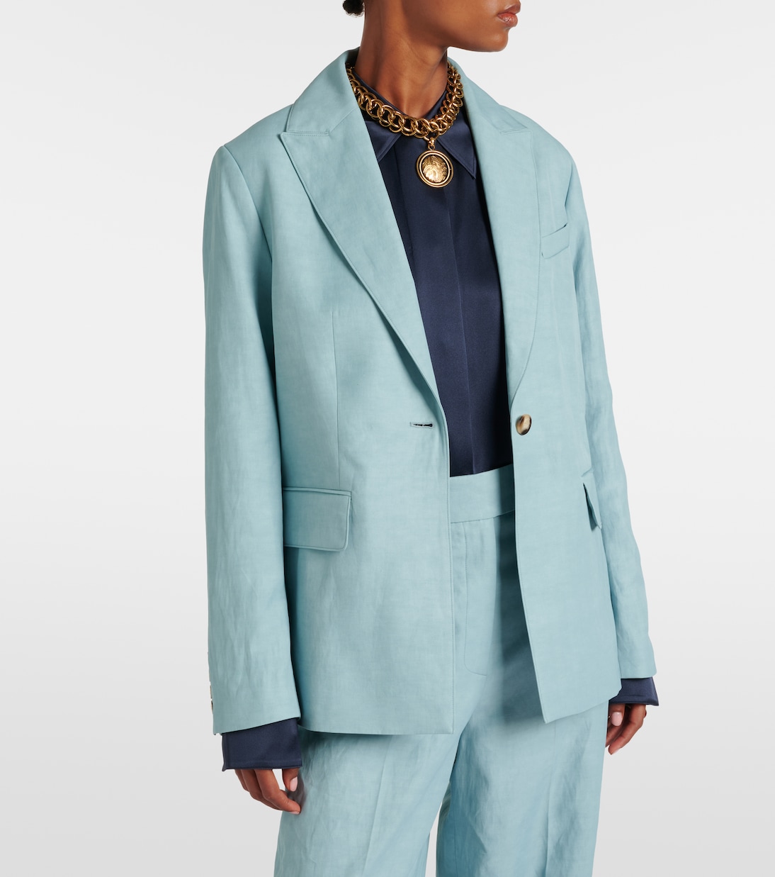 Rochd chambray blazer | Joseph