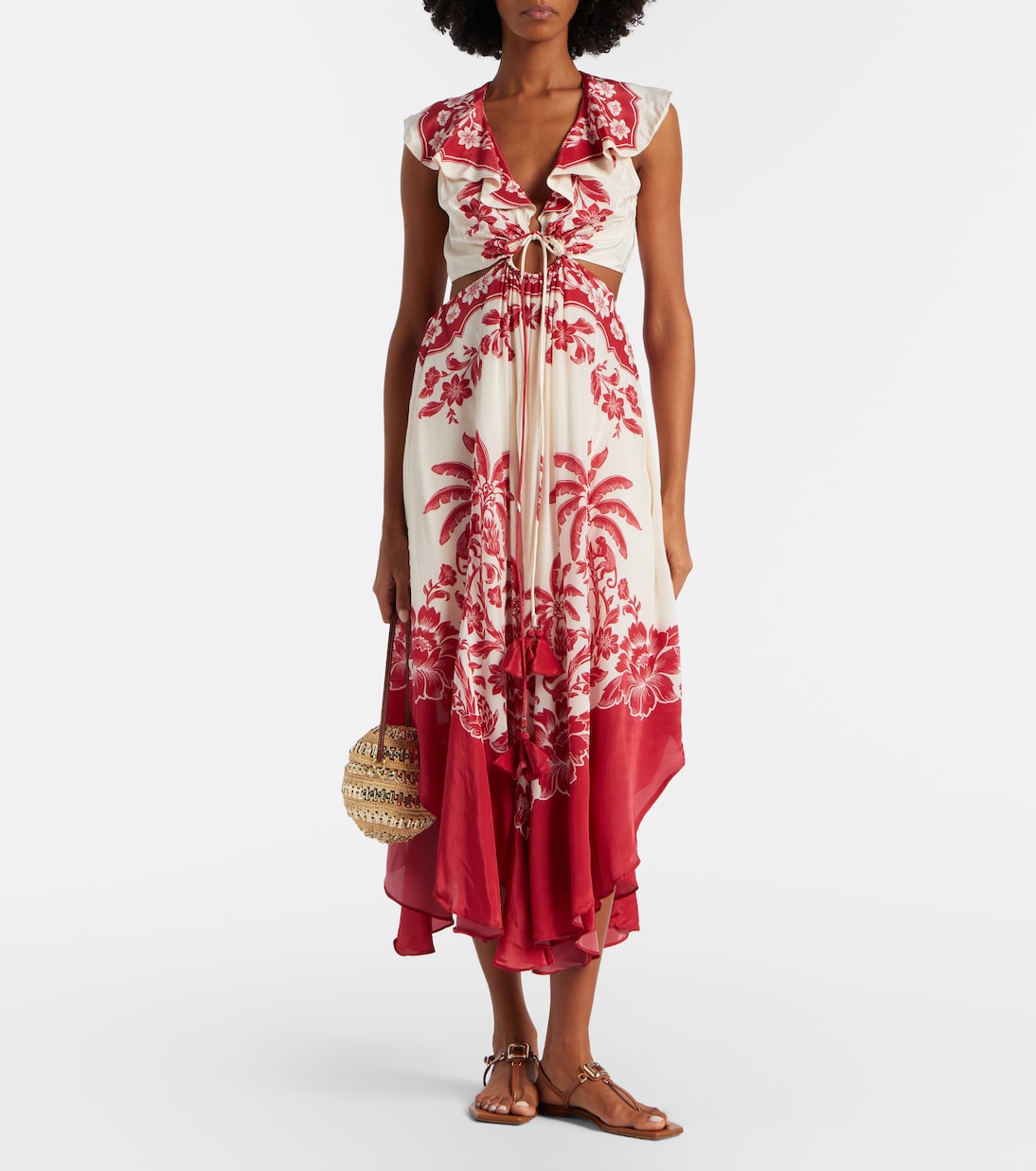 Guanacaste Sand printed midi dress | Farm Rio