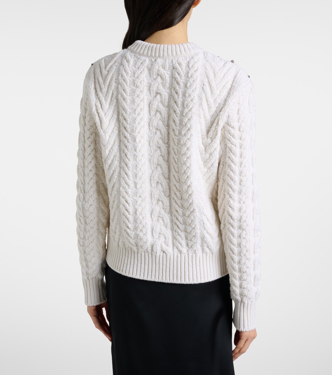 Pullover in lana e cashmere con decorazioni | McQueen