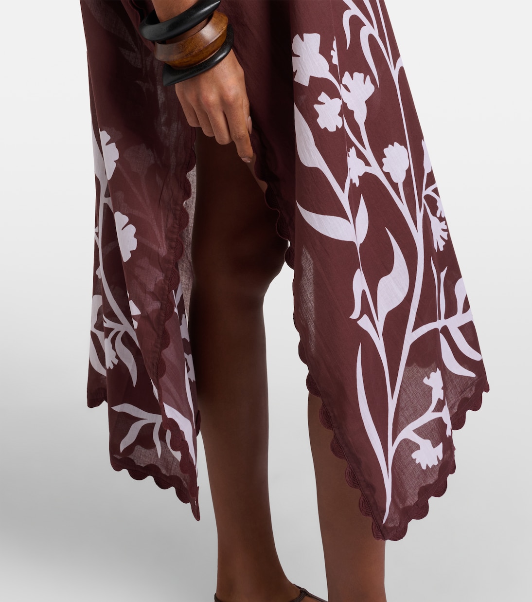 Floral cotton kaftan | Juliet Dunn