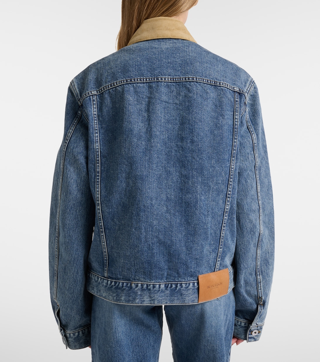 Jeansjacke mit Cord | JW Anderson