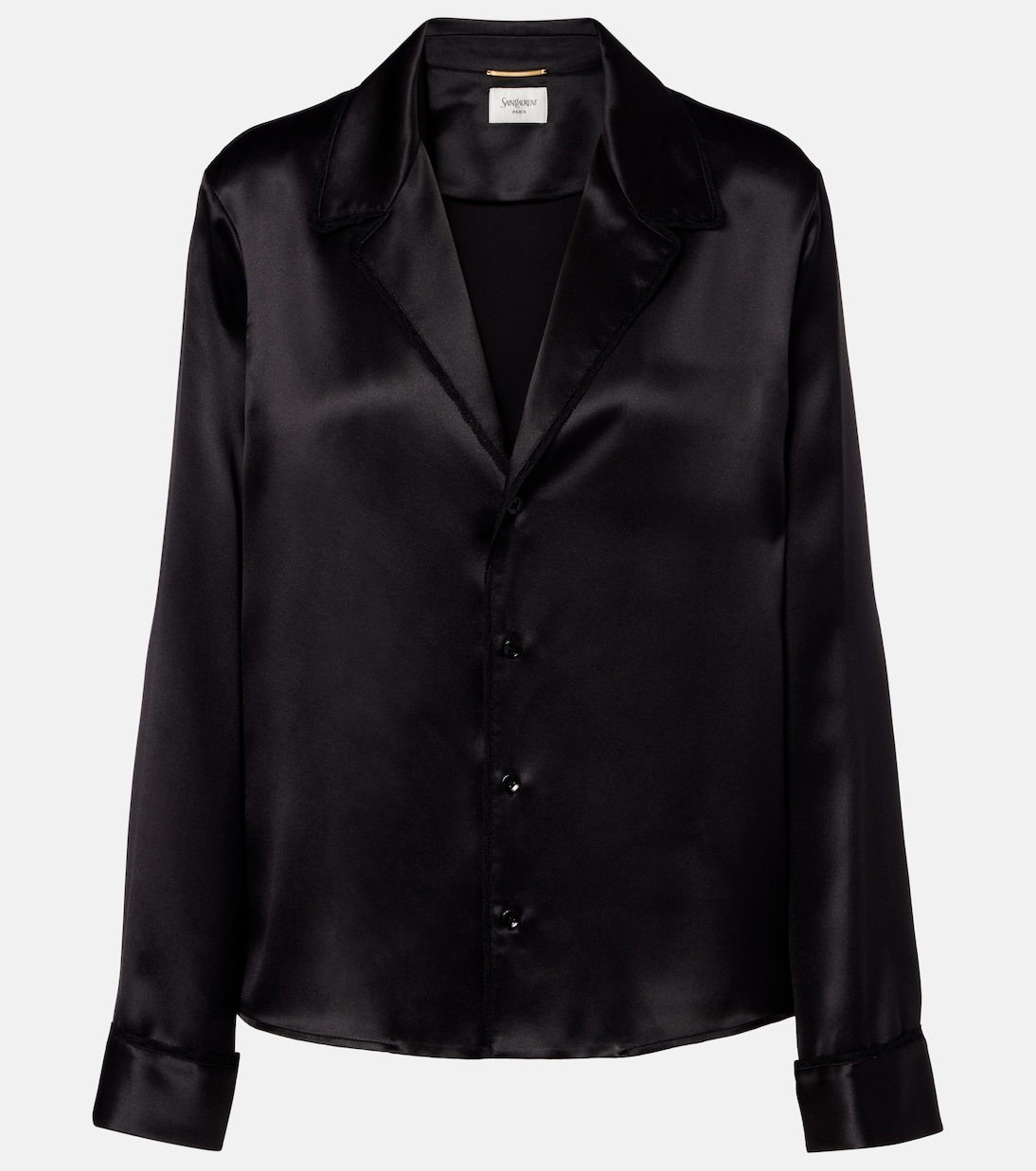 Silk satin shirt | Saint Laurent