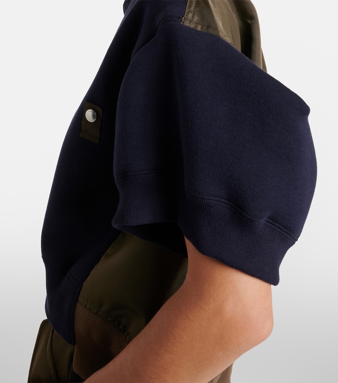 Cotton-blend and twill sweatshirt | Sacai