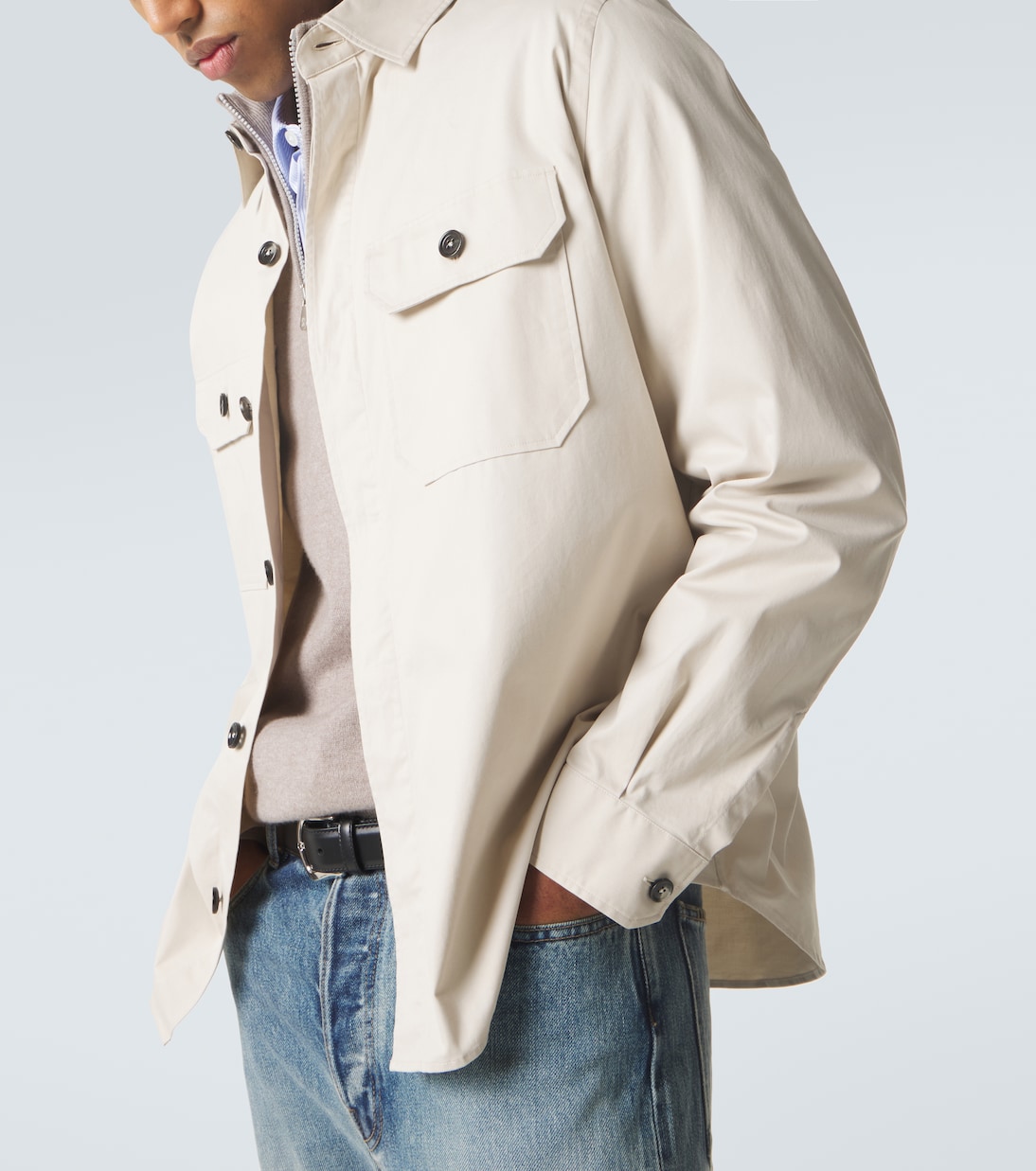 Giacca camicia in misto cotone | Zegna