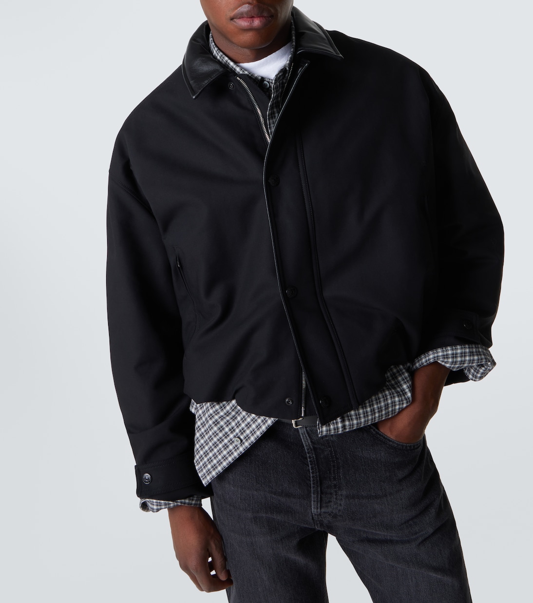 Cotton twill blouson jacket | Acne Studios