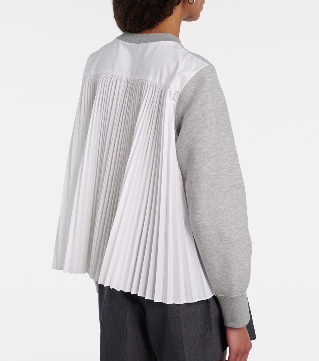 Cotton-blend sweatshirt | Sacai