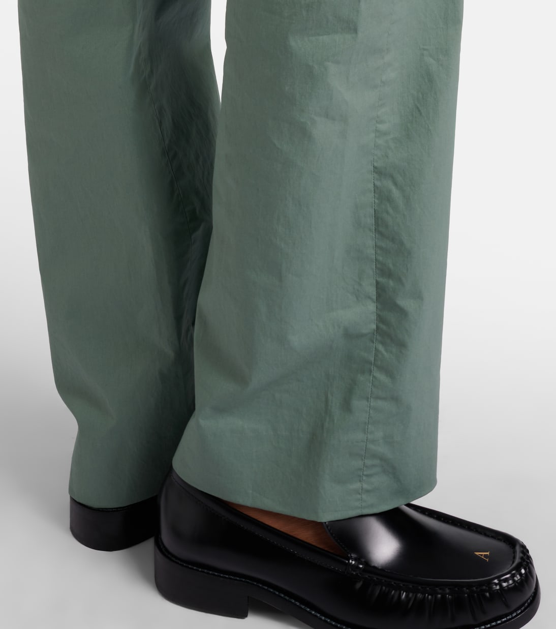 Cotton twill wide-leg pants | Acne Studios
