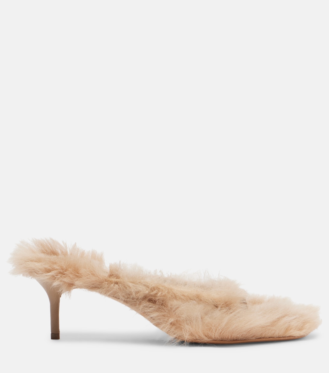 Shearling thong sandals | Acne Studios