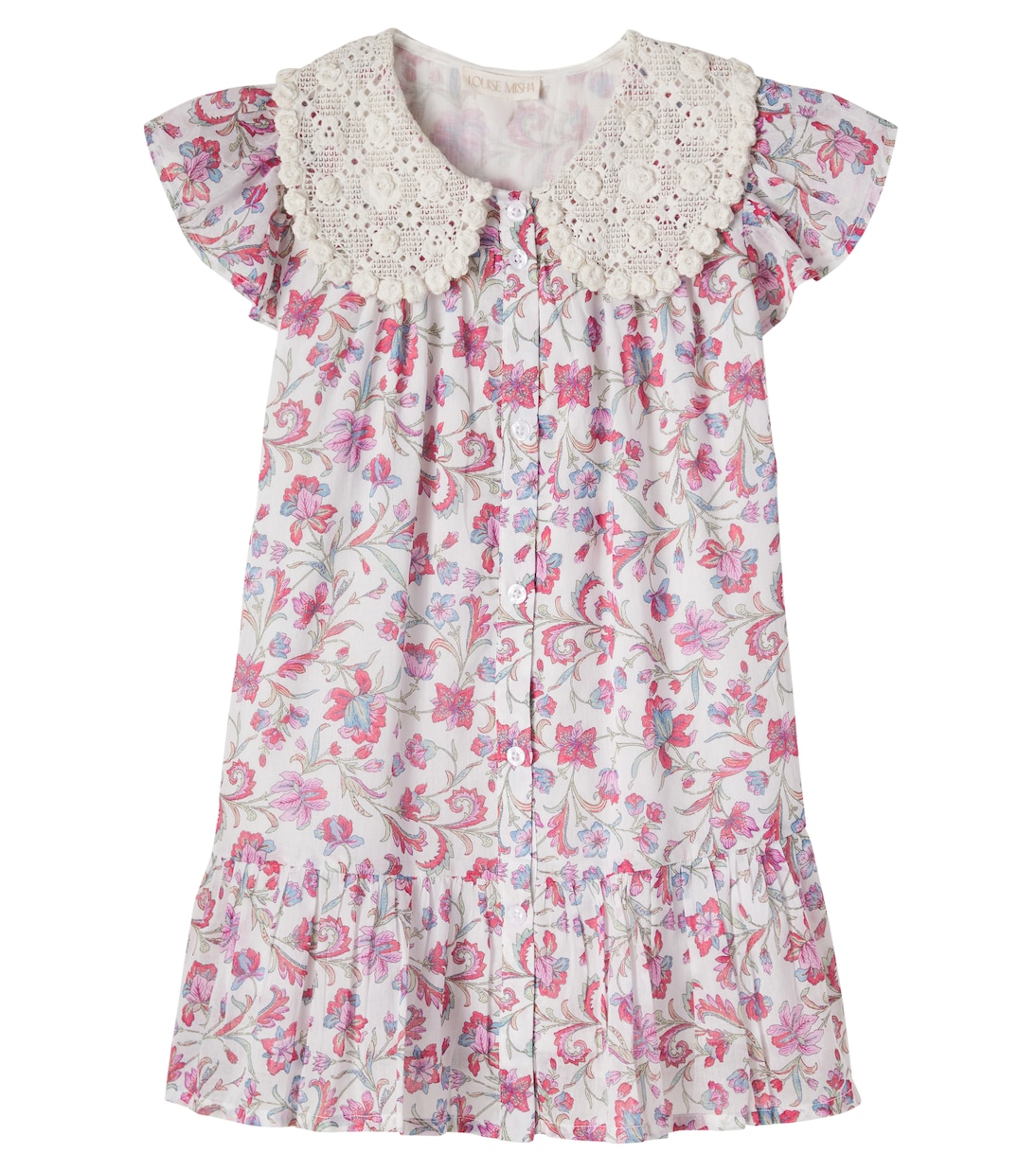 Vestido camisero Vaina de gasa de algodón | Louise Misha