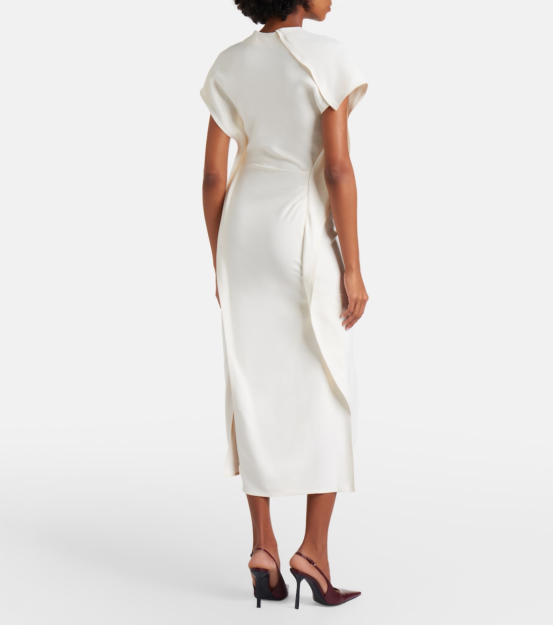 Midikleid Victoria aus Crêpe-Satin | Victoria Beckham