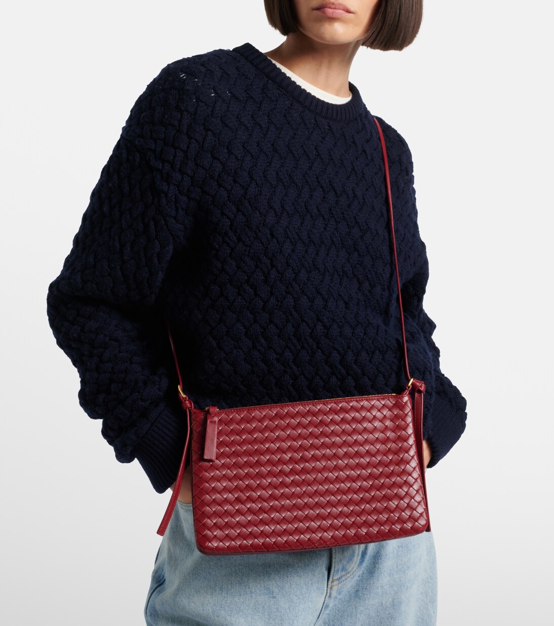 Schultertasche Intrecciato aus Leder | Bottega Veneta