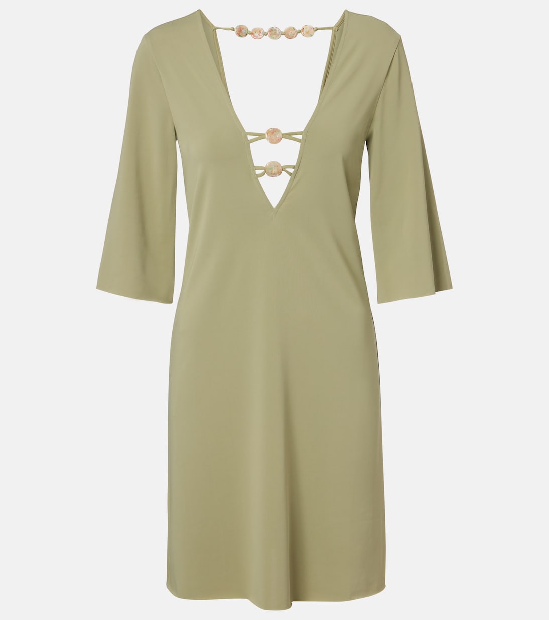 Vestido midi Fabuleuse con abalorios | Eres