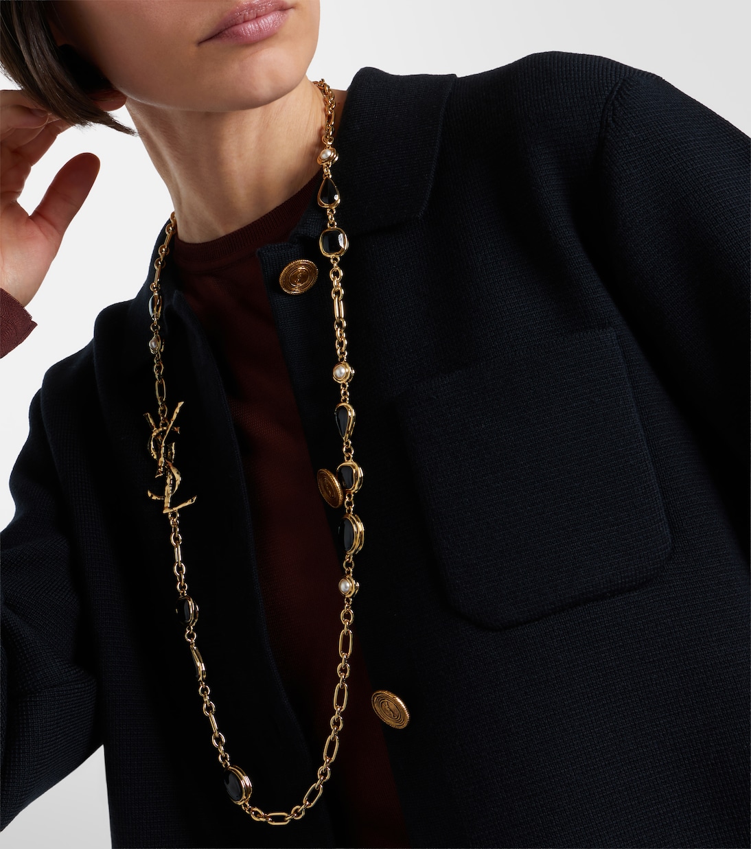 Verzierte Halskette Cassandre | Saint Laurent
