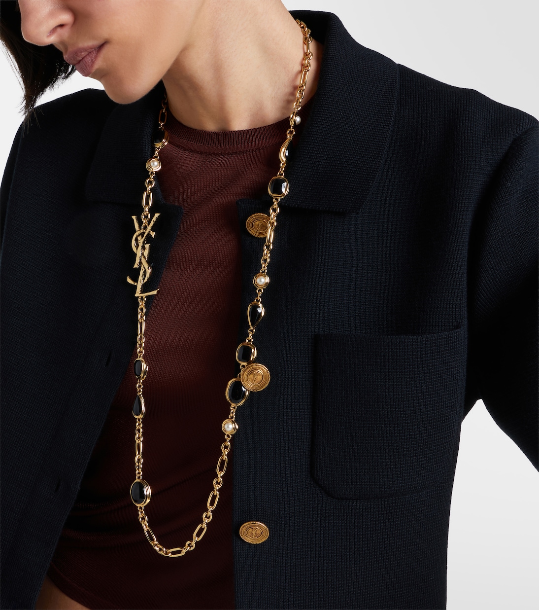 Verzierte Halskette Cassandre | Saint Laurent