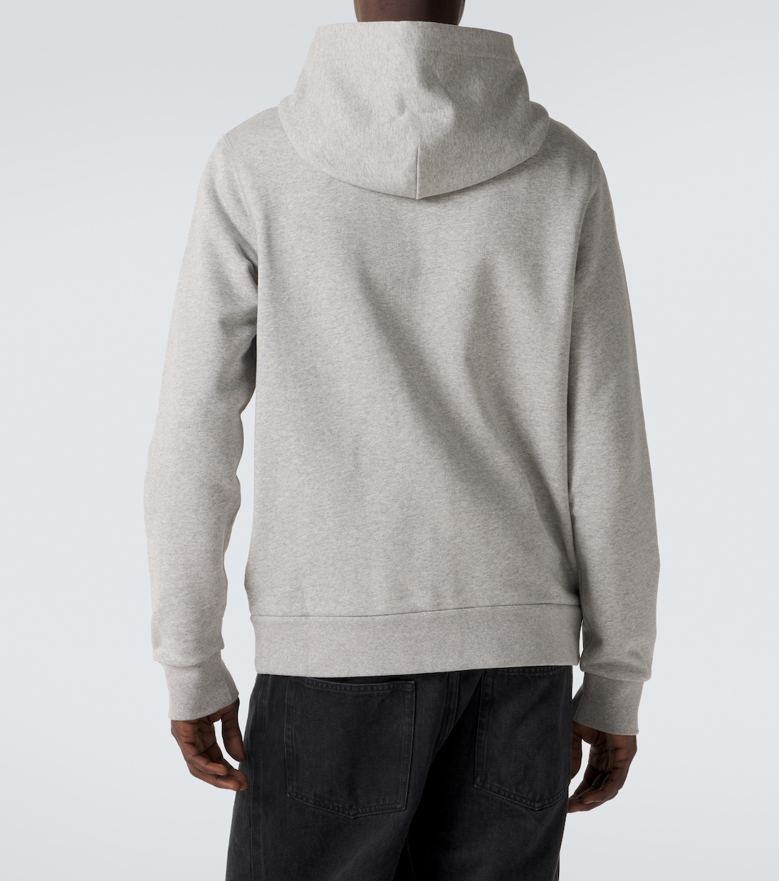 Logo cotton zip-up hoodie | Moncler