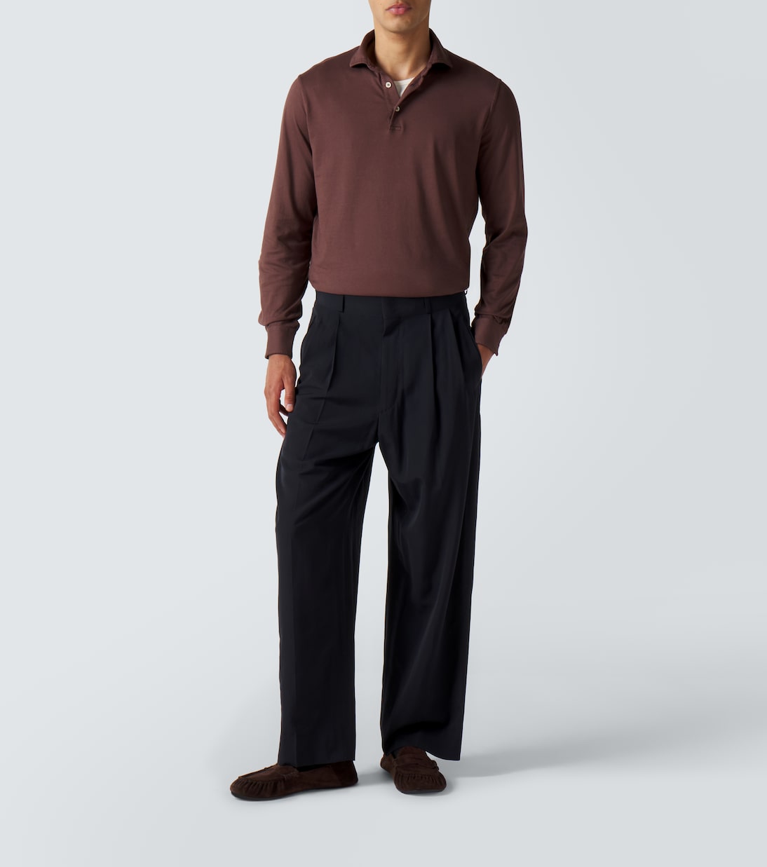 Cotton piqué polo shirt | Fedeli