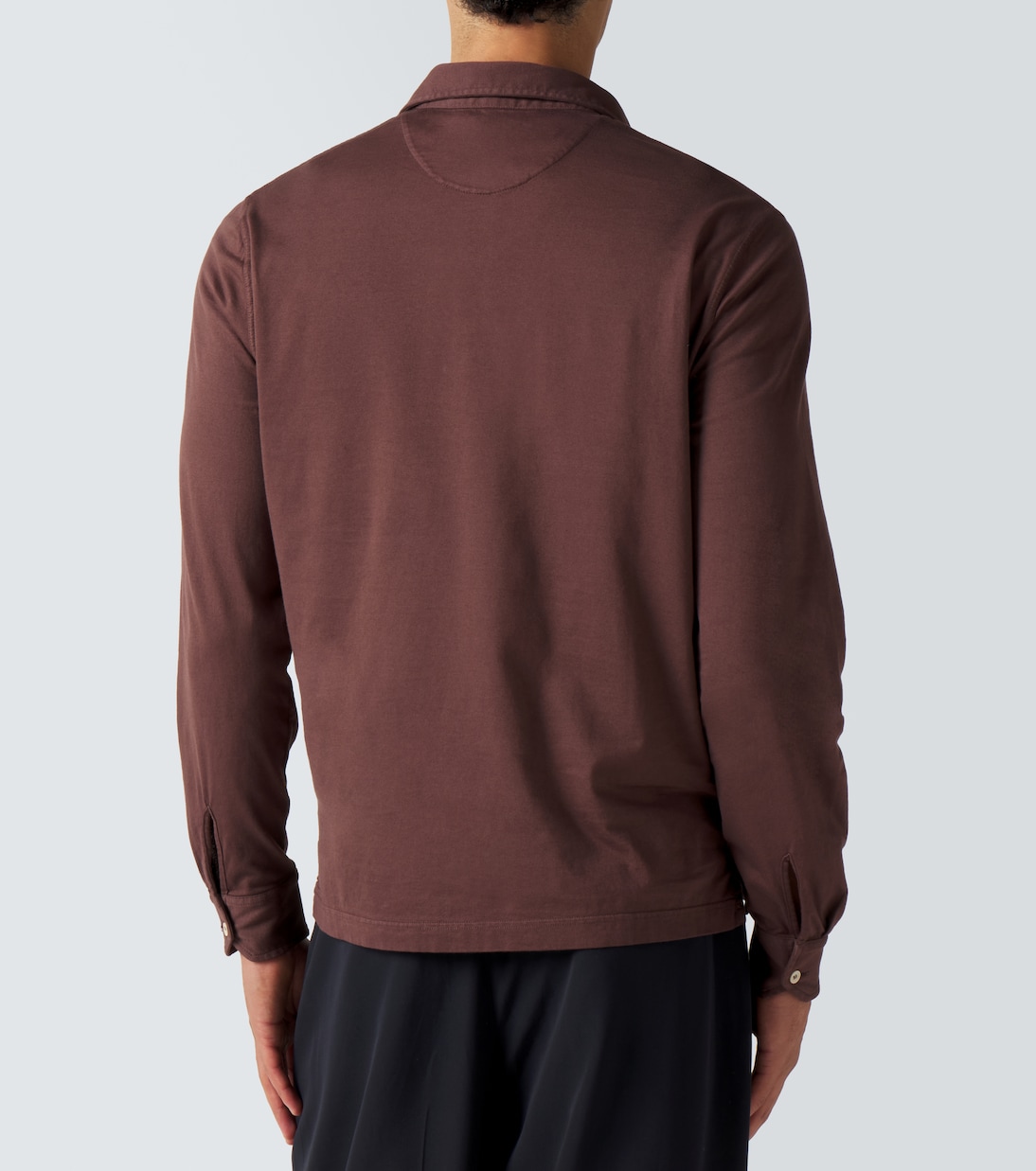Cotton piqué polo shirt | Fedeli
