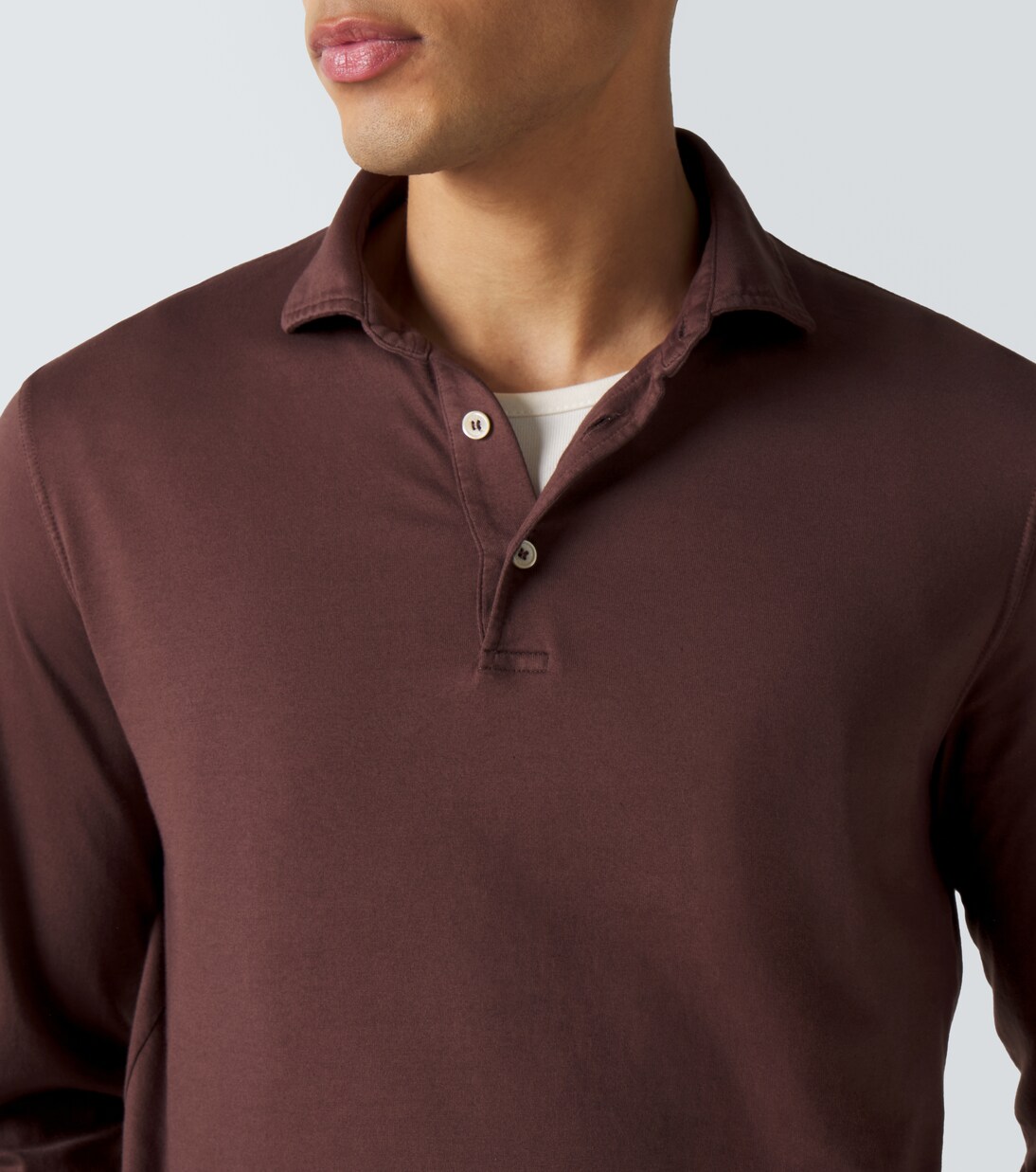 Cotton piqué polo shirt | Fedeli