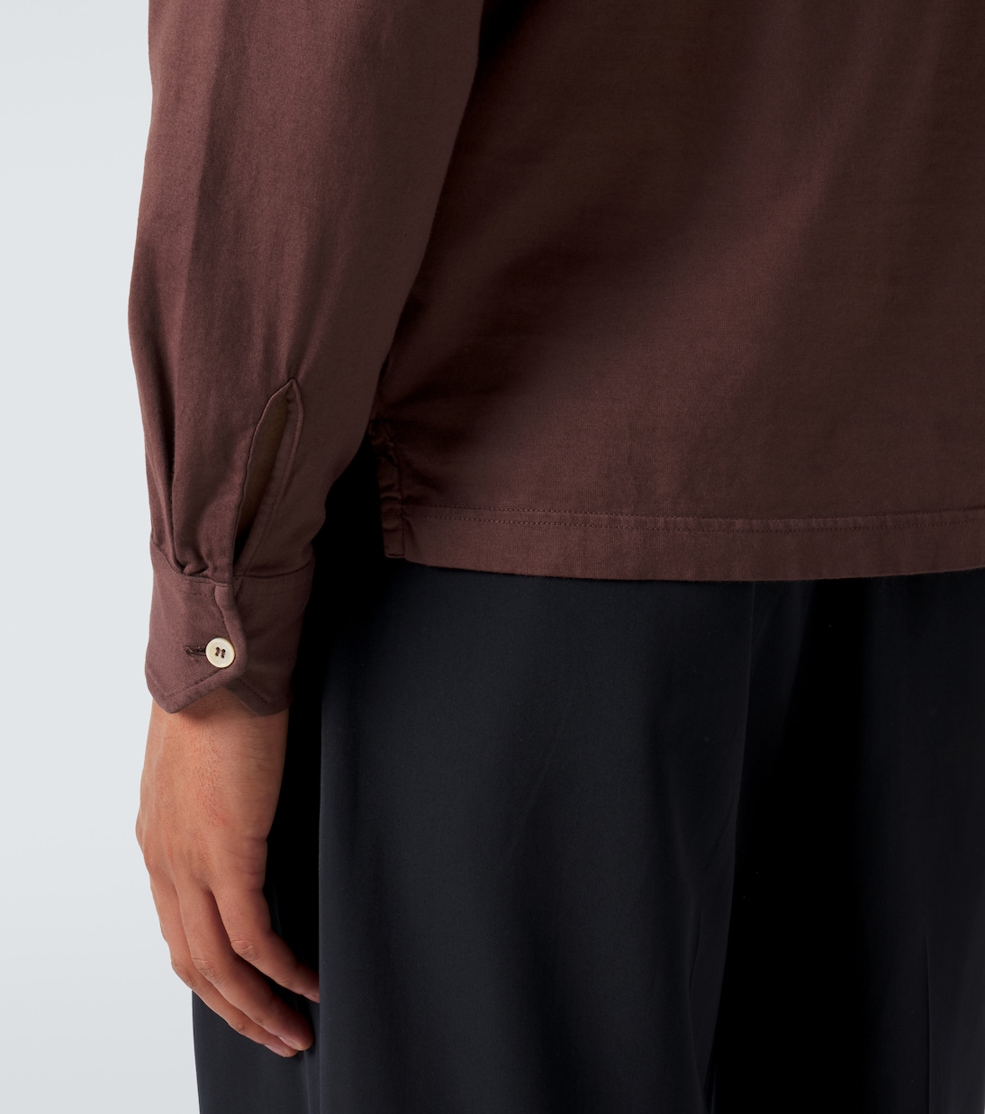 Cotton piqué polo shirt | Fedeli