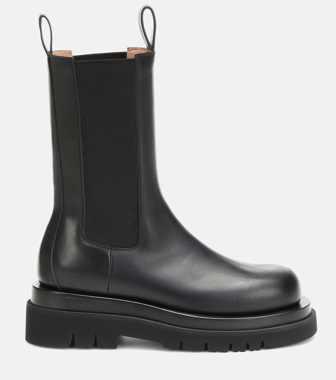 Lug leather ankle boots | Bottega Veneta