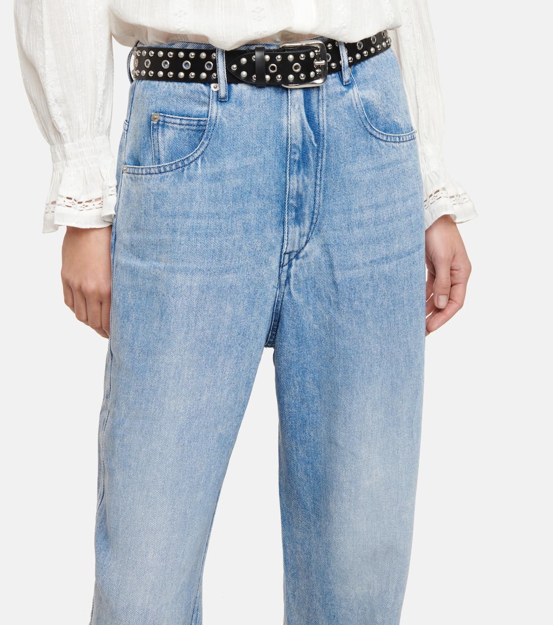High-Rise Straight Jeans Ticosy | Marant Etoile