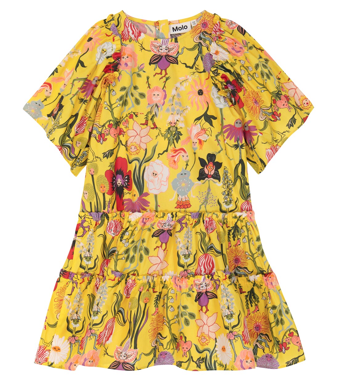 Robe Cat imprimée en coton | Molo