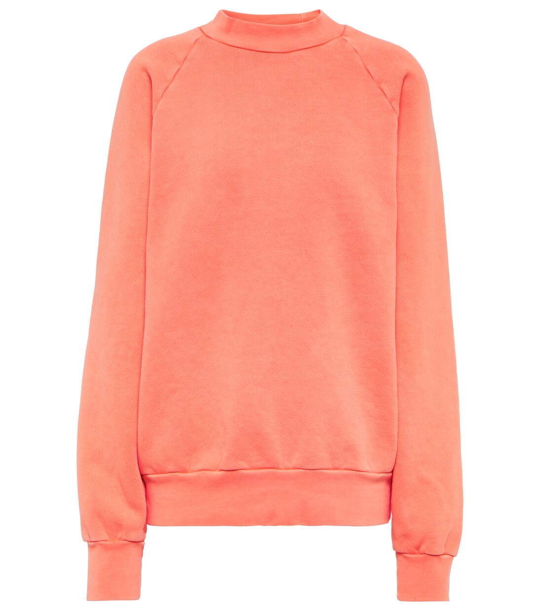 Cotton fleece mockneck sweatshirt | Les Tien